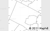Blank Simple Map of ZIP code 07430, no labels