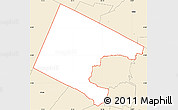 Classic Style Simple Map of ZIP code 07430