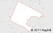 Silver Style Simple Map of ZIP code 07430