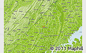 Physical Map of ZIP code 07432