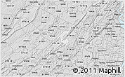 Silver Style 3D Map of ZIP code 07435