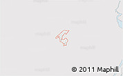 Silver Style 3D Map of ZIP code 07435, single color outside