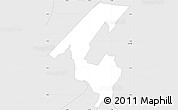 Silver Style Simple Map of ZIP code 07435
