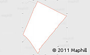 Silver Style Simple Map of ZIP code 07436
