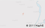 Silver Style 3D Map of ZIP code 07442, single color outside