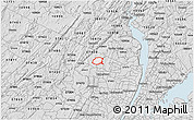 Silver Style 3D Map of ZIP code 07446