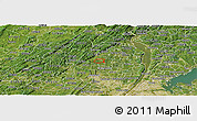 Satellite Panoramic Map of ZIP code 07446