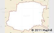 Classic Style Simple Map of ZIP code 07446