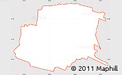 Silver Style Simple Map of ZIP code 07446, cropped outside