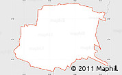 Silver Style Simple Map of ZIP code 07446