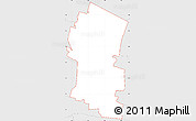 Silver Style Simple Map of ZIP code 07458
