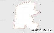 Silver Style Simple Map of ZIP code 07481