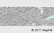 Gray Panoramic Map of ZIP code 07501