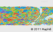 Political Panoramic Map of ZIP code 07501