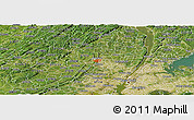 Satellite Panoramic Map of ZIP code 07501