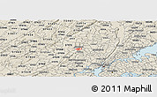 Shaded Relief Panoramic Map of ZIP code 07501