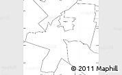 Blank Simple Map of ZIP code 07501
