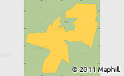 Savanna Style Simple Map of ZIP code 07501