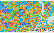 Political 3D Map of ZIP code 07502