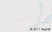 Silver Style 3D Map of ZIP code 07502, single color outside