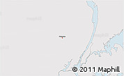 Silver Style 3D Map of ZIP code 07505, single color outside