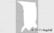 Gray Simple Map of ZIP code 07508