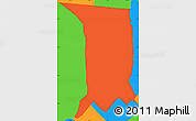 Political Simple Map of ZIP code 07508
