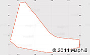 Classic Style Simple Map of ZIP code 07513, cropped outside