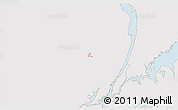 Silver Style 3D Map of ZIP code 07514, single color outside
