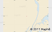 Classic Style Map of ZIP code 07524, single color outside