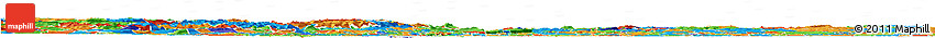 Political Horizon Map of ZIP Code 07624
