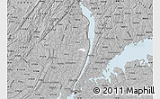 Gray Map of ZIP code 07624