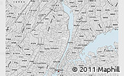 Silver Style Map of ZIP code 07624