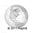 Outline Map of ZIP Code 07647