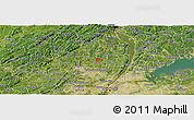 Satellite Panoramic Map of ZIP code 07676