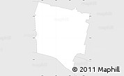 Silver Style Simple Map of ZIP code 07676