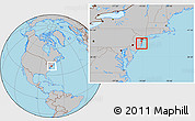 Gray Location Map of ZIP code 07719