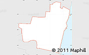 Silver Style Simple Map of ZIP code 07723