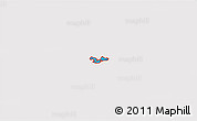 Political 3D Map of ZIP code 07735, cropped outside