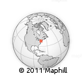 Outline Map of ZIP Code 07825