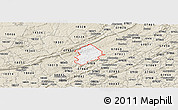 Classic Style Panoramic Map of ZIP code 07825