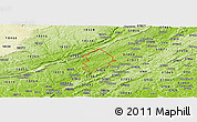 Physical Panoramic Map of ZIP code 07825