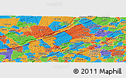 Political Panoramic Map of ZIP code 07825