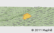 Savanna Style Panoramic Map of ZIP code 07825