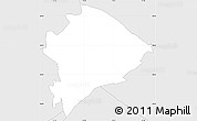 Silver Style Simple Map of ZIP code 07901