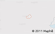 Silver Style 3D Map of ZIP code 07921, single color outside