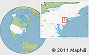 Savanna Style Location Map of ZIP code 07921, highlighted country, highlighted county