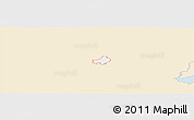 Classic Style Panoramic Map of ZIP code 07921, single color outside