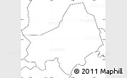 Blank Simple Map of ZIP code 07921