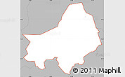 Gray Simple Map of ZIP code 07921
